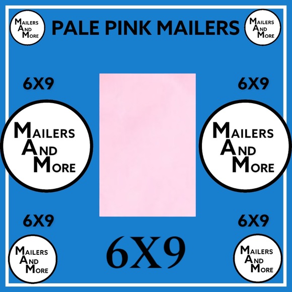 50 6X9 Poly Mailers Pale Pink Shipping Envelopes PRICE IS FIRM - Picture 3 of 4